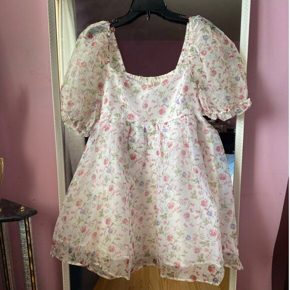 francesca's floral baby doll dress - Picture 1 of 2